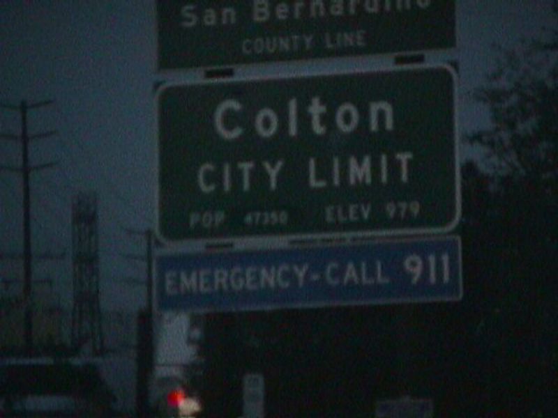 Colton City Limit