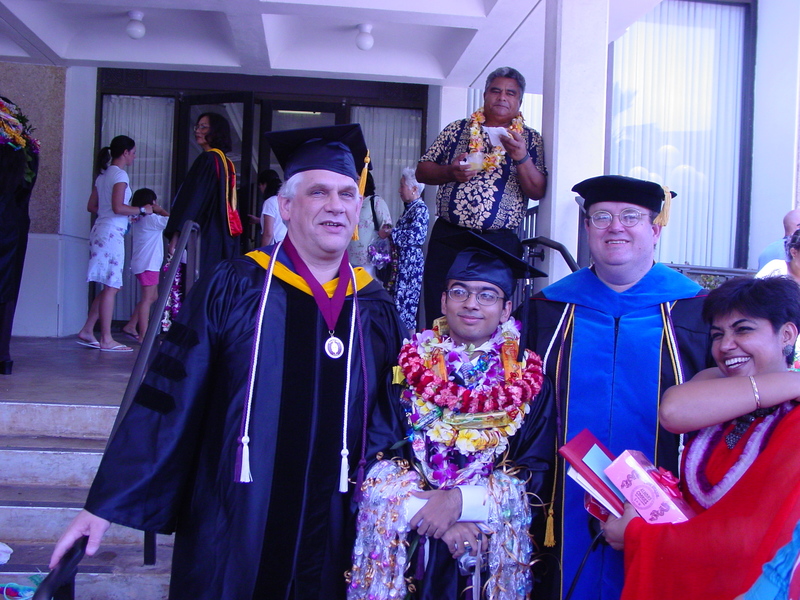 Don, Anuj, Leslie, Mom