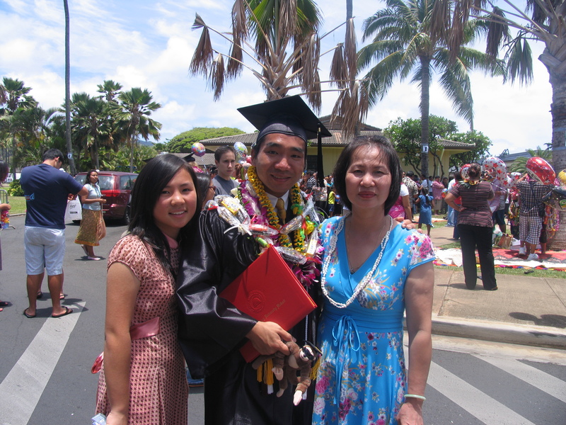 Johnny Quach and family