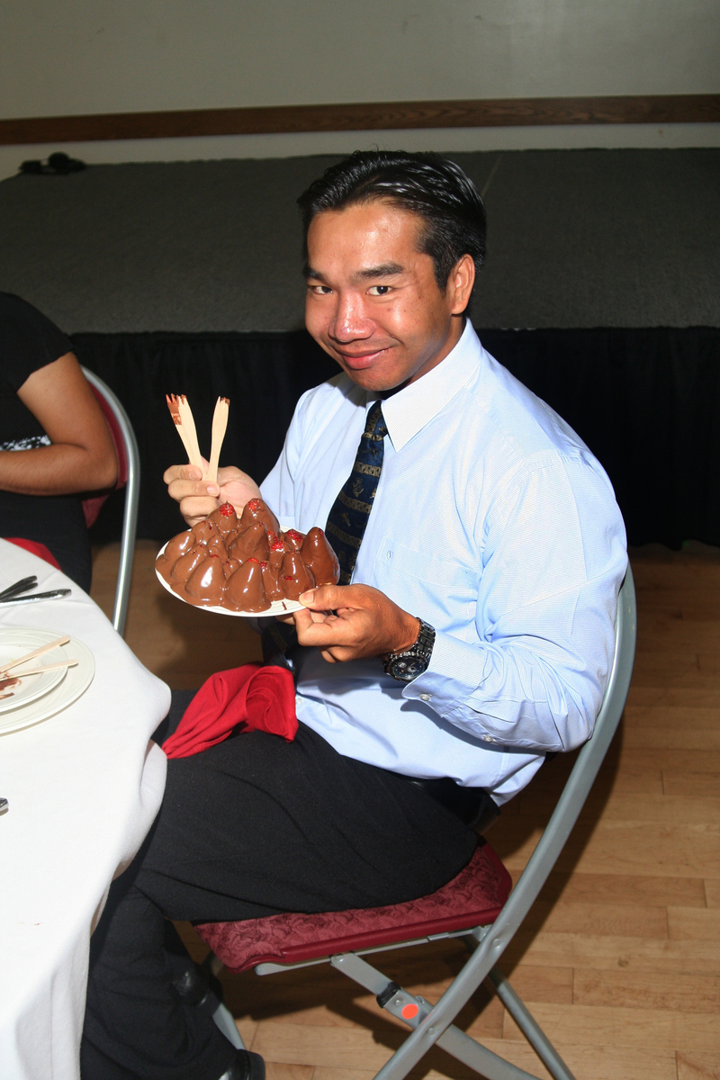 Johnny Scores some Chocolate Covered Strawberries